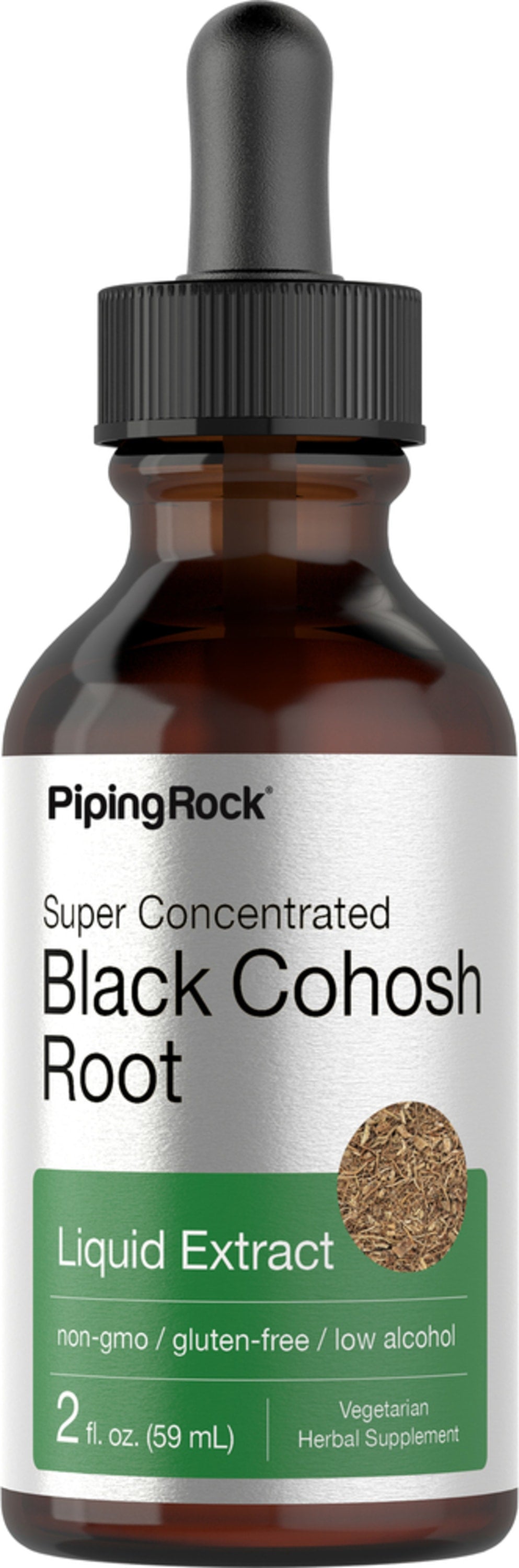 Black Cohosh Root Liquid Extract, 2 fl oz (59 mL) Dropper Bottle