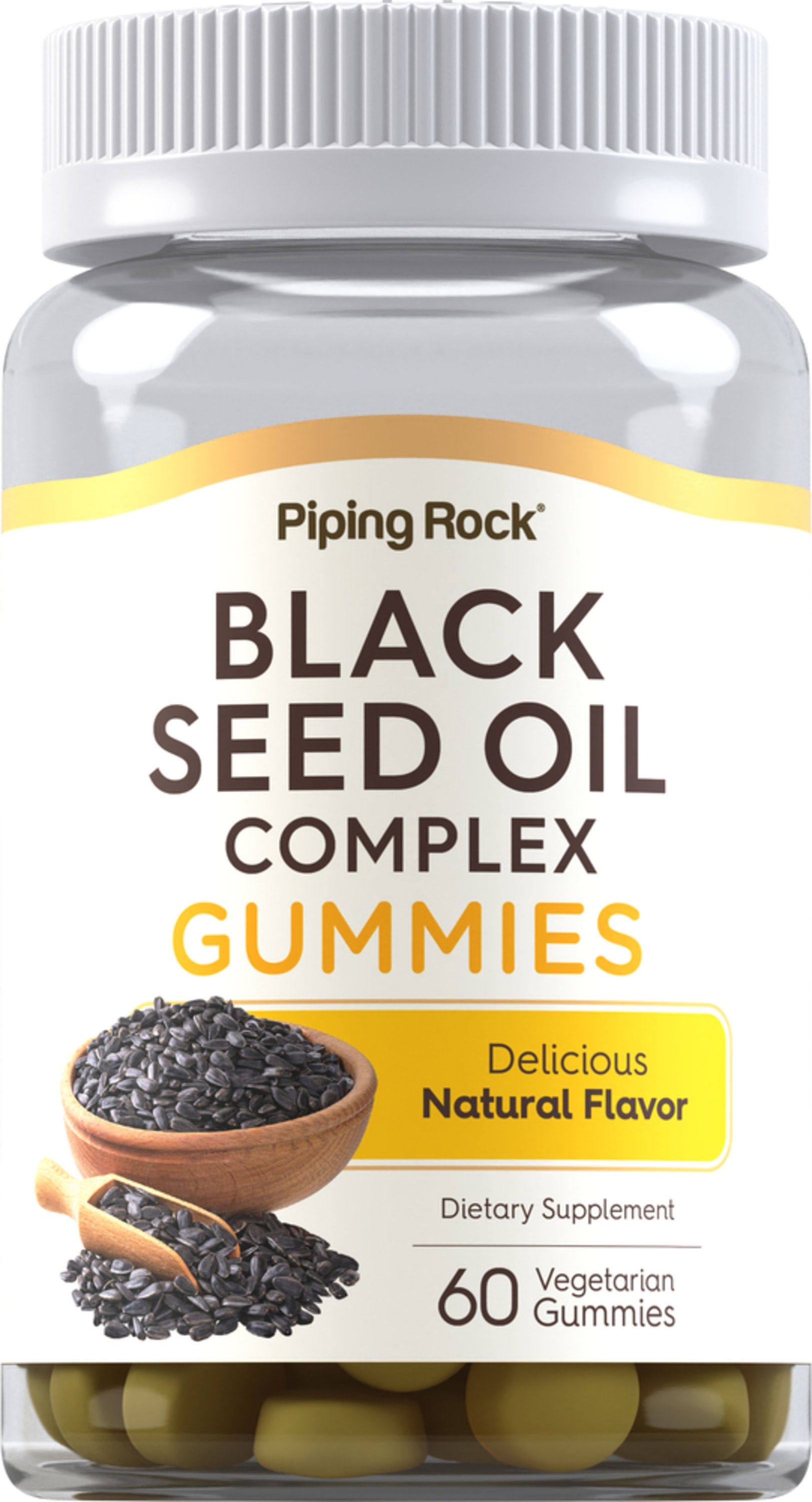 Black Seed Oil (Natural Flavor), 60 Vegetarian Gummies