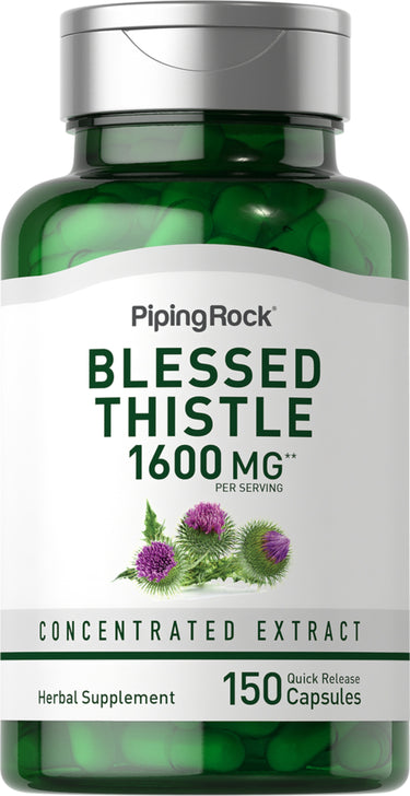 Blessed Thistle, 1600 mg (per serving), 150 Quick Release Capsules