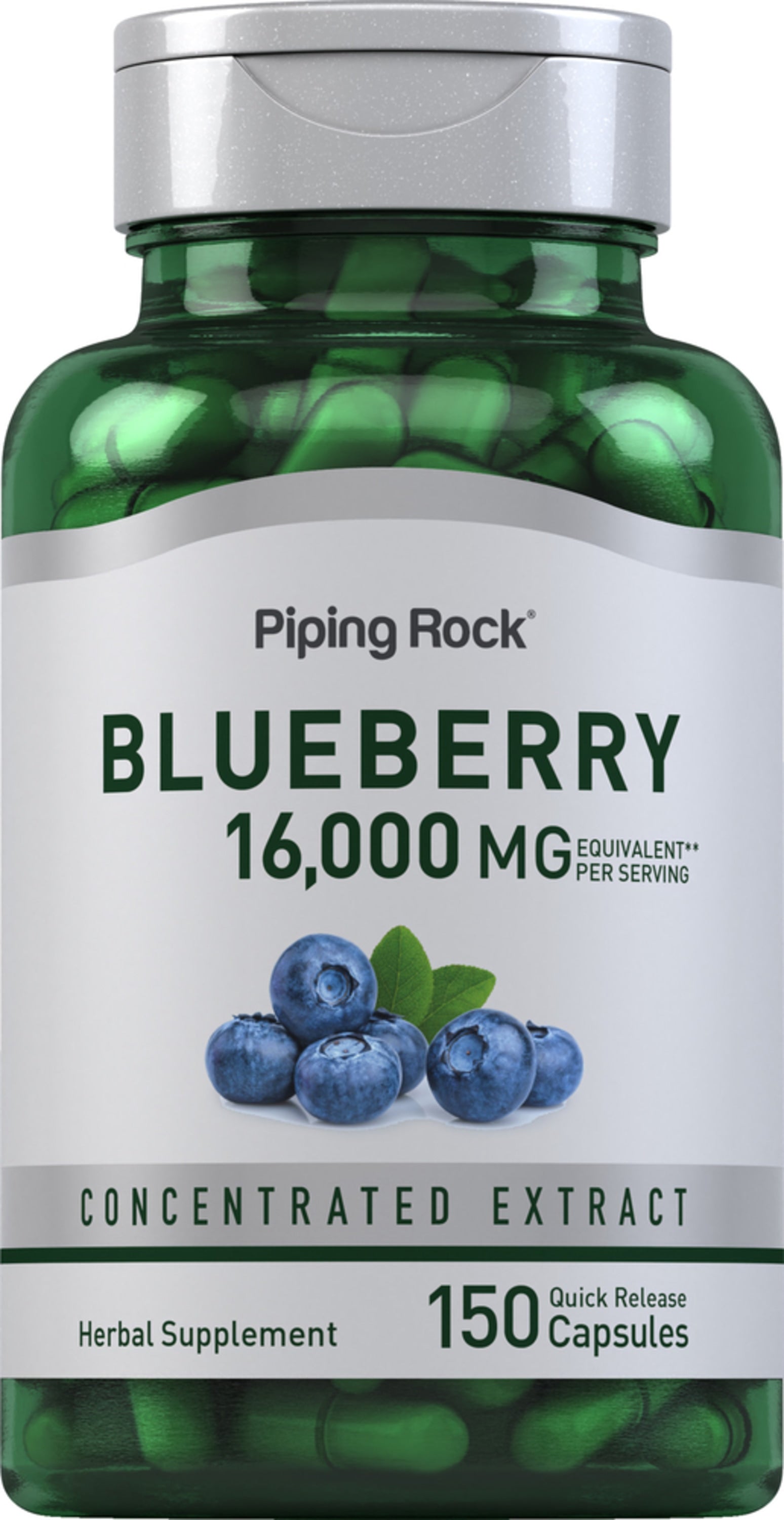 Blueberry, 16,000 mg (per serving), 150 Quick Release Capsules