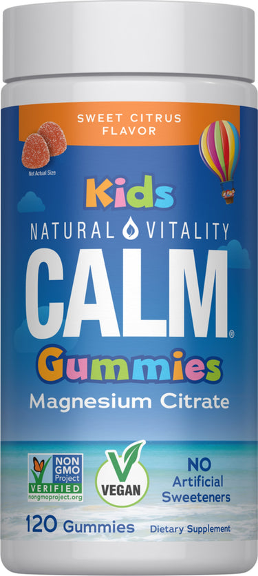 CALM Kids Gummies Sweet Citrus Flavor, 120 Tasty Gummies