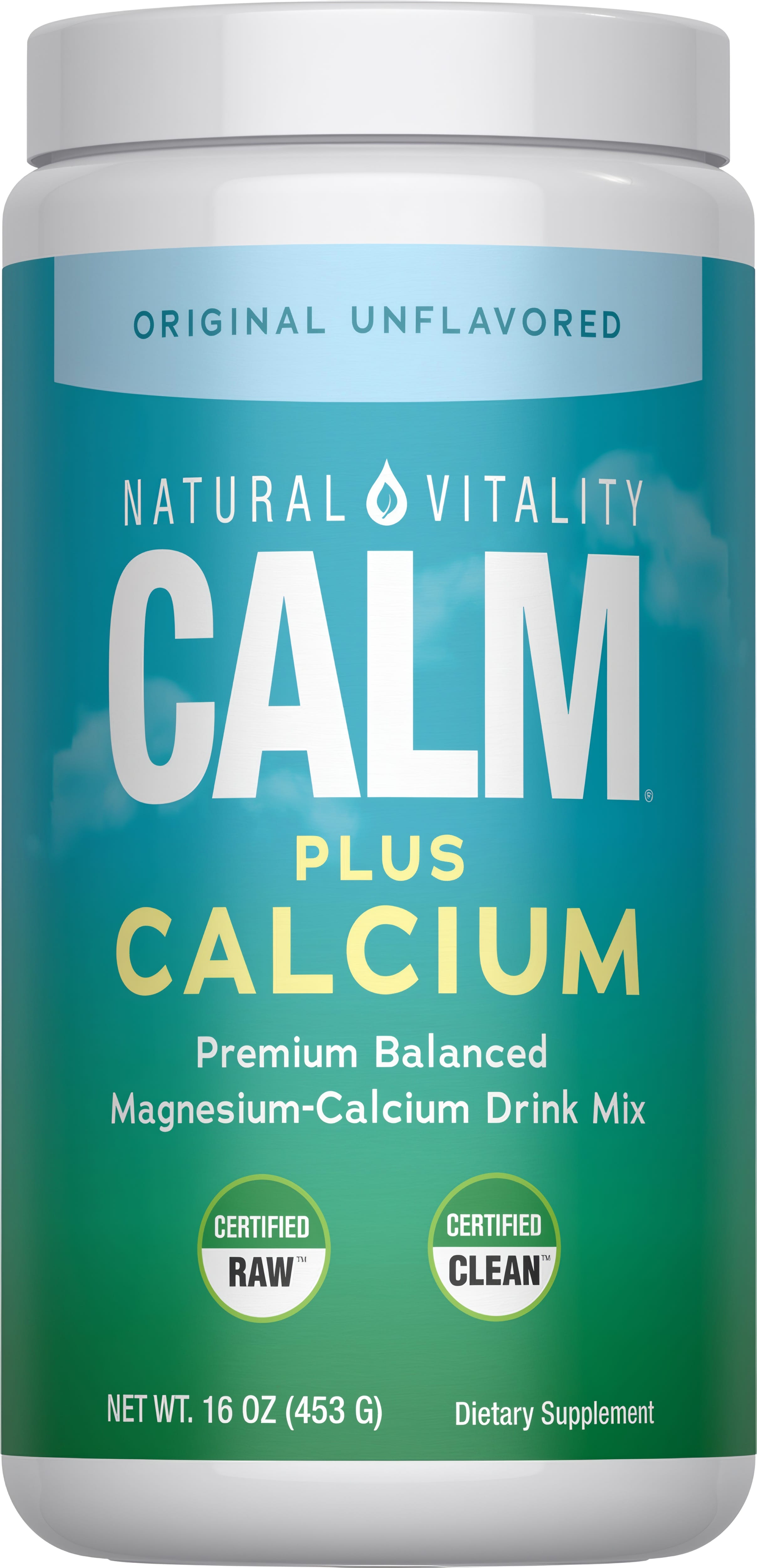 CALM plus Calcium Powder Unflavored, 16 oz (453 g)