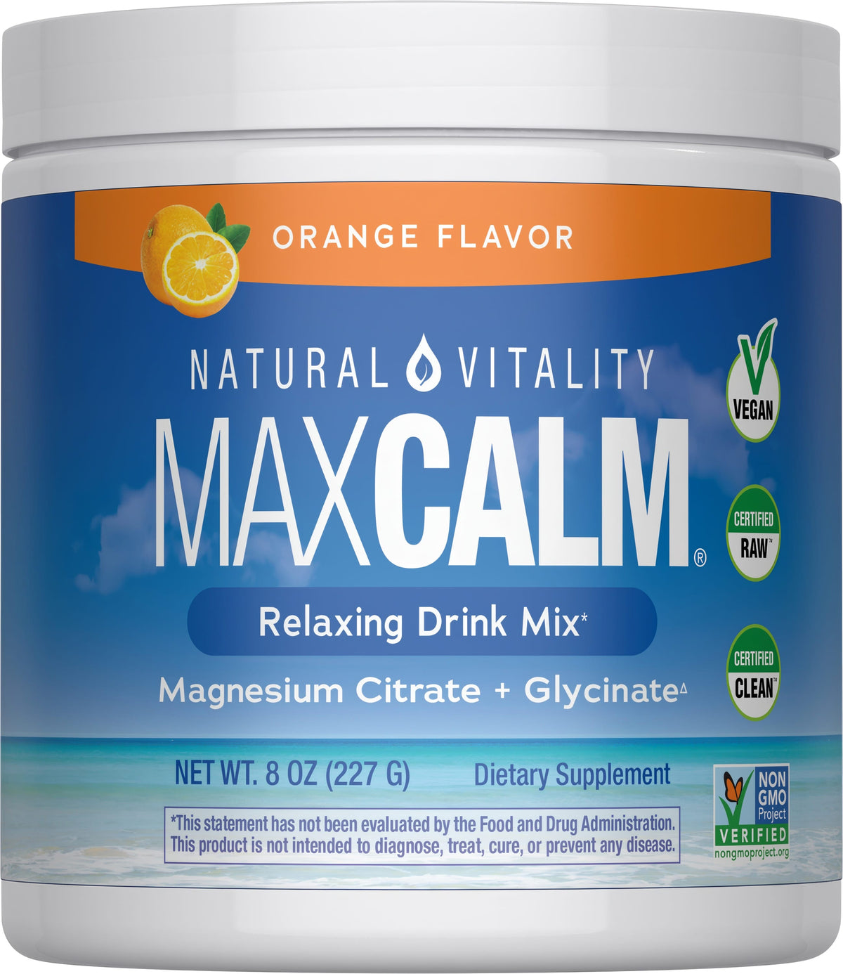 CALM Powder Orange, 8 oz (226 g) Powder