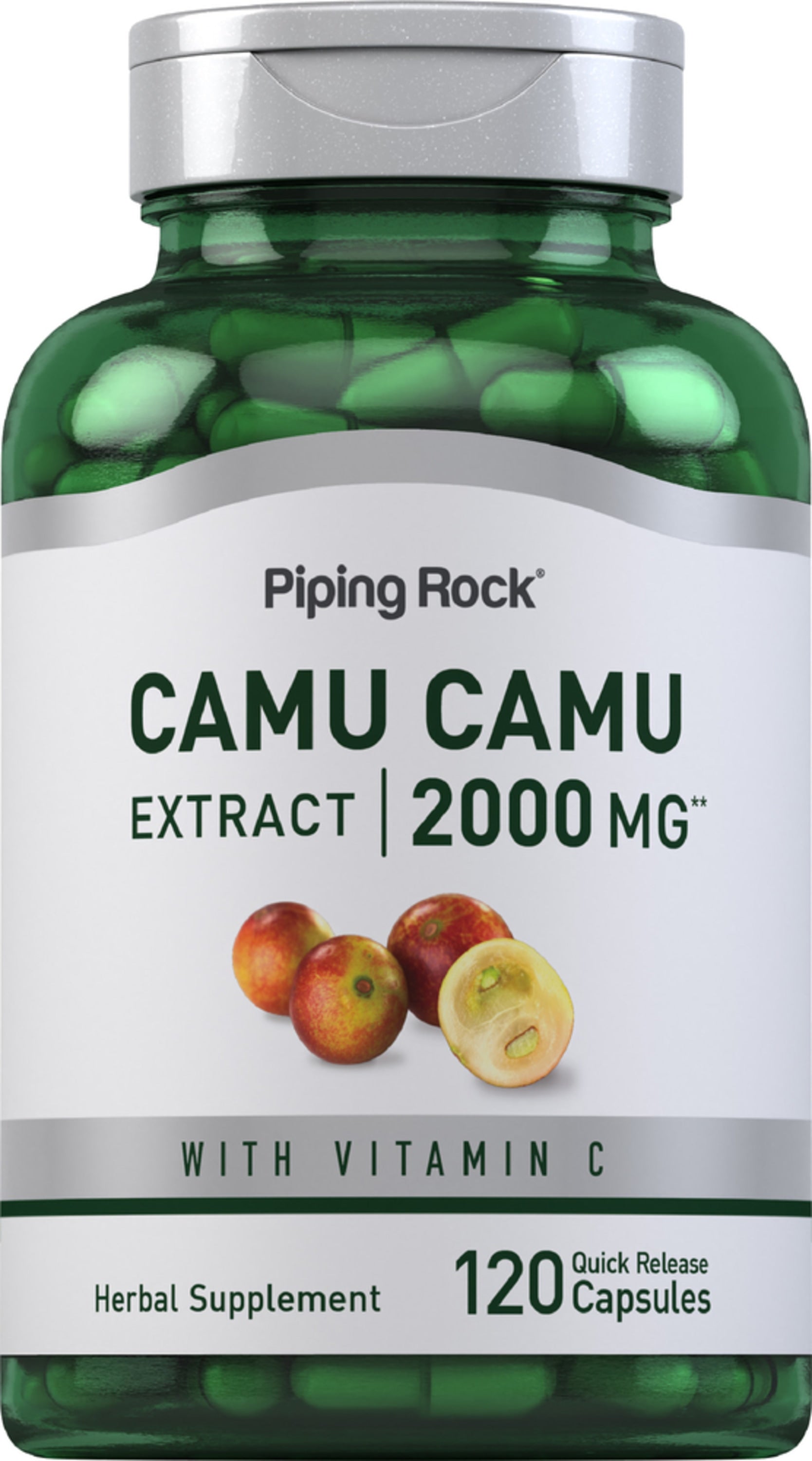 Camu Camu Extract, 2000 mg, 120 Quick Release Capsules