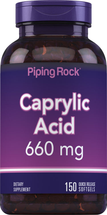 Caprylic Acid, 660 mg, 150 Quick Release Softgels