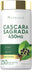 Cascara Sagrada 450 mg, 250 quick release capsules for natural digestive support.