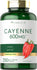 Carlyle Cayenne 600 mg, 350 Quick Release Capsules, non-GMO and gluten-free, traditional herbal supplement.