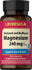 Chelated Magnesium, 240 mg (per serving), 60 Quick Release Capsules