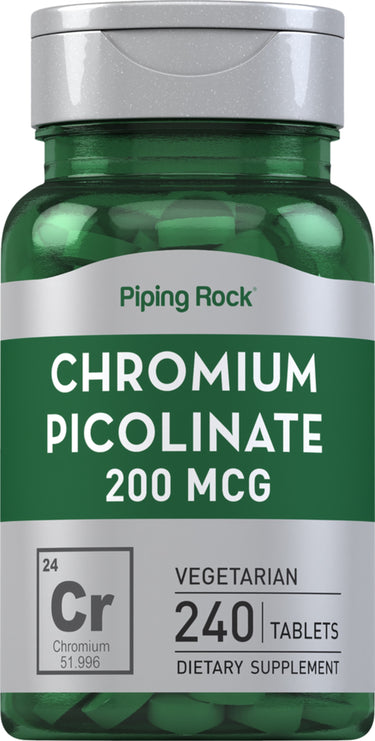 Chromium Picolinate, 200 mcg, 240 Tablets