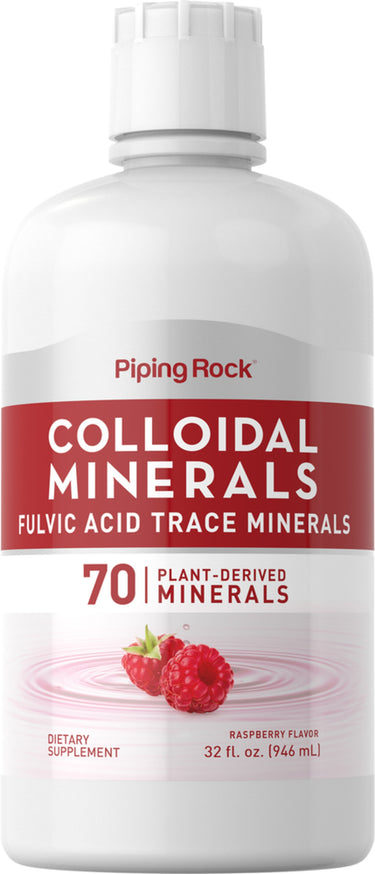 Colloidal Minerals (Delicious Raspberry), 32 fl oz (946 mL) Bottle