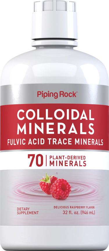 Colloidal Minerals (Delicious Raspberry), 32 fl oz (946 mL) Bottle