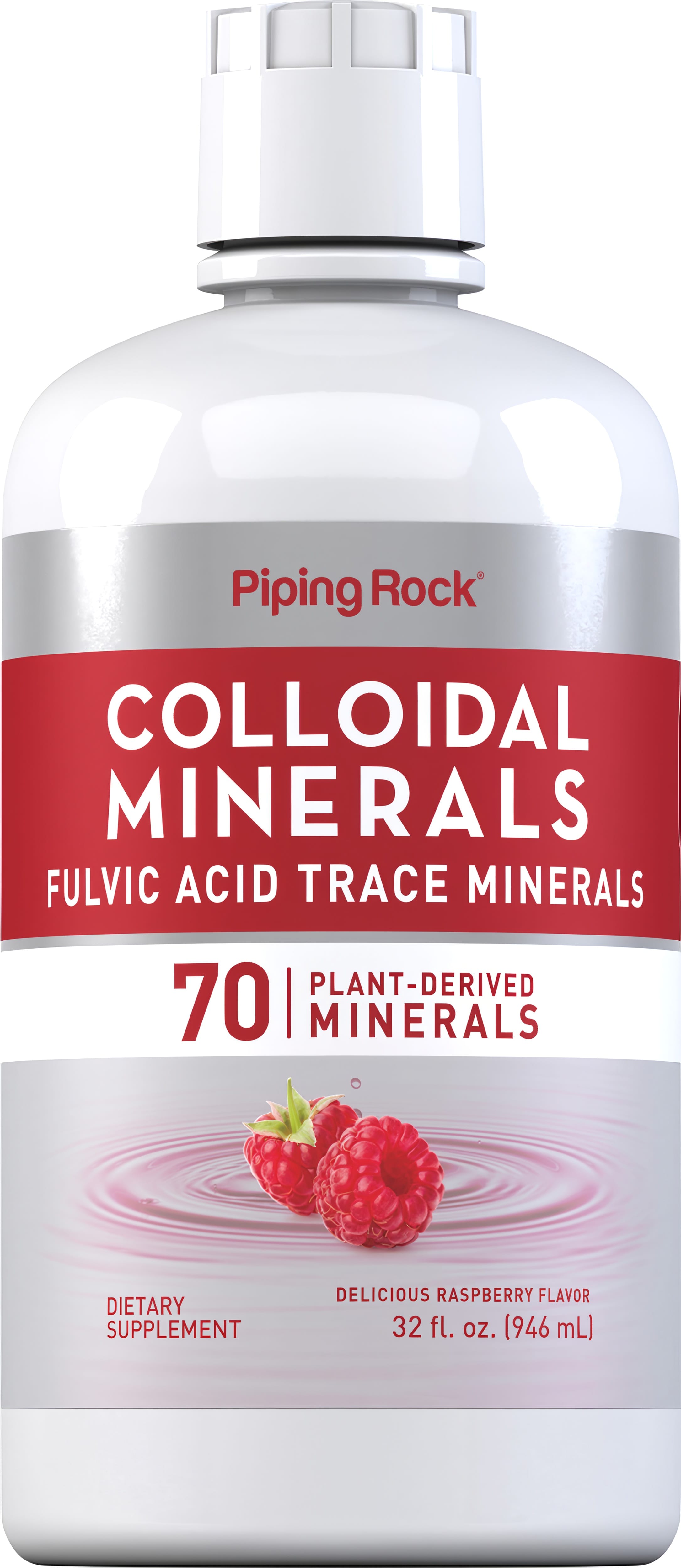 Colloidal Minerals (Delicious Raspberry), 32 fl oz (946 mL) Bottle