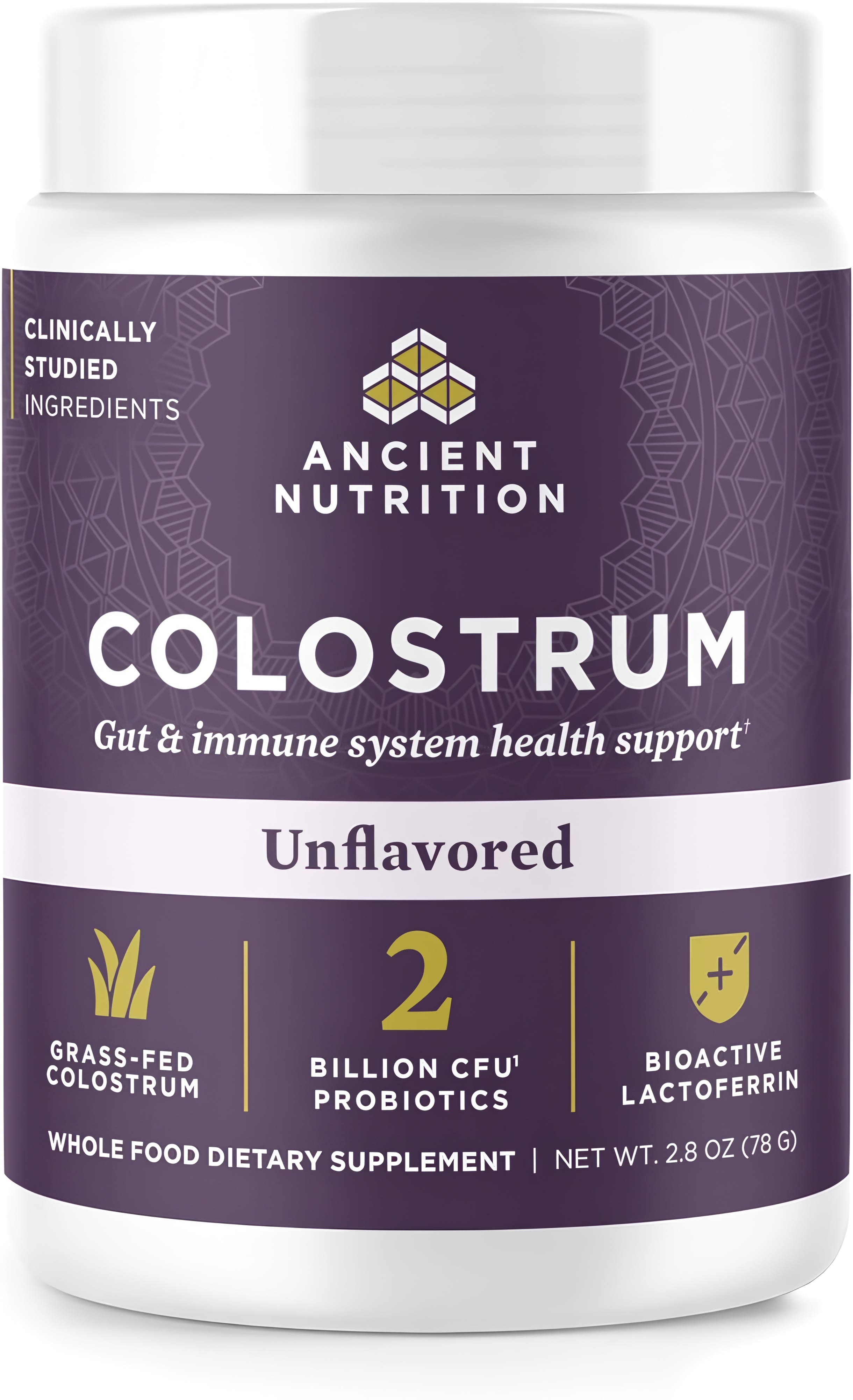 Colostrum Powder (Unflavored), 2.8 oz (78 g) Bottle
