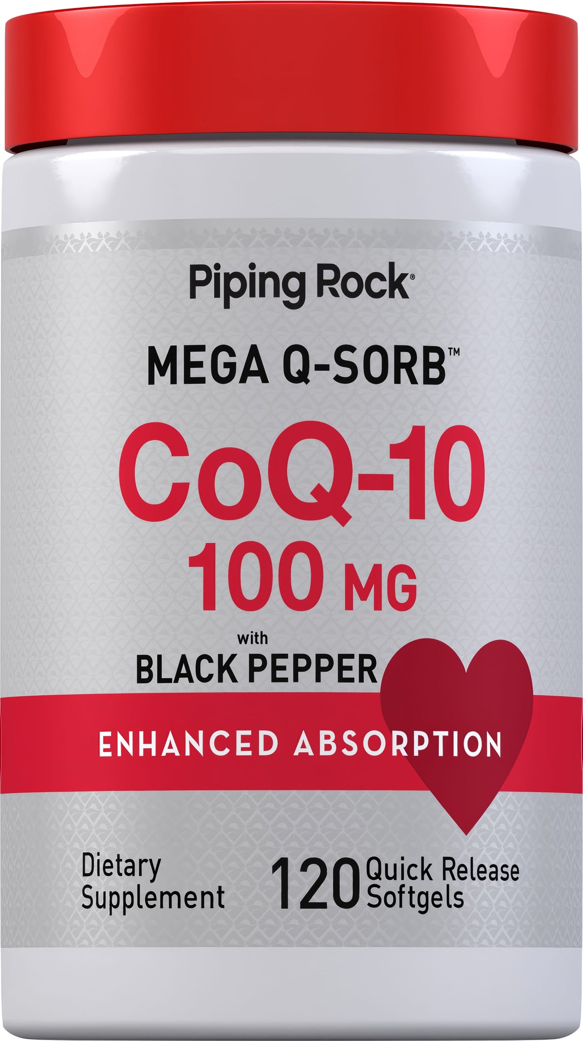 CoQ10, 100 mg, 120 Quick Release Softgels
