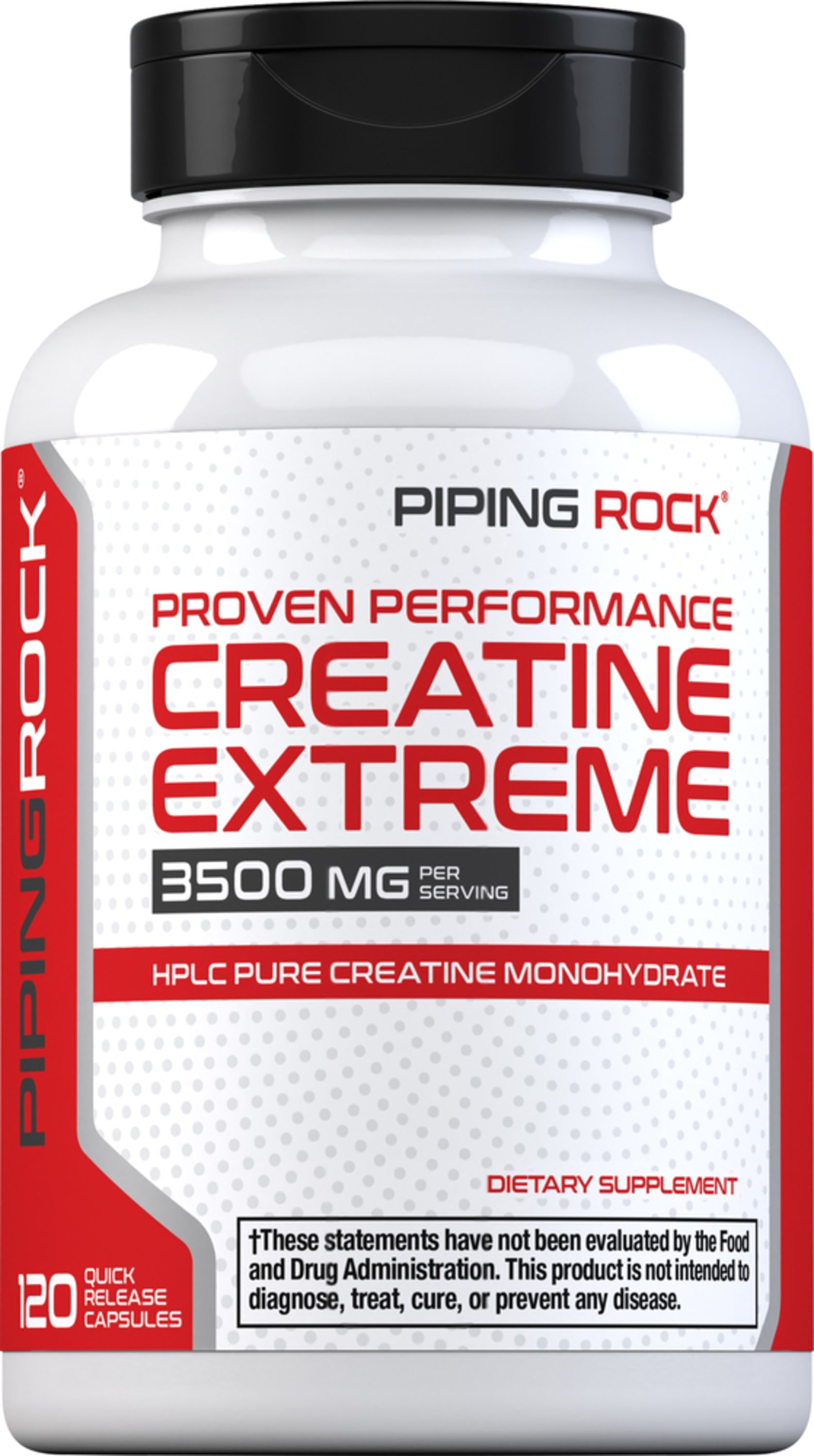 Creatine Monohydrate, 3500 mg (per serving), 120 Quick Release Capsules