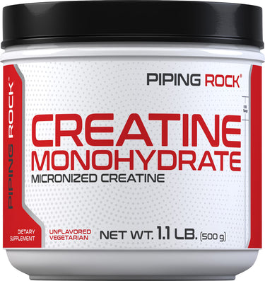 Creatine Monohydrate Micronized Powder, 5000 mg, 1.1 lb (500 g) Bottle