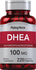 DHEA, 100 mg, 220 Quick Release Capsules