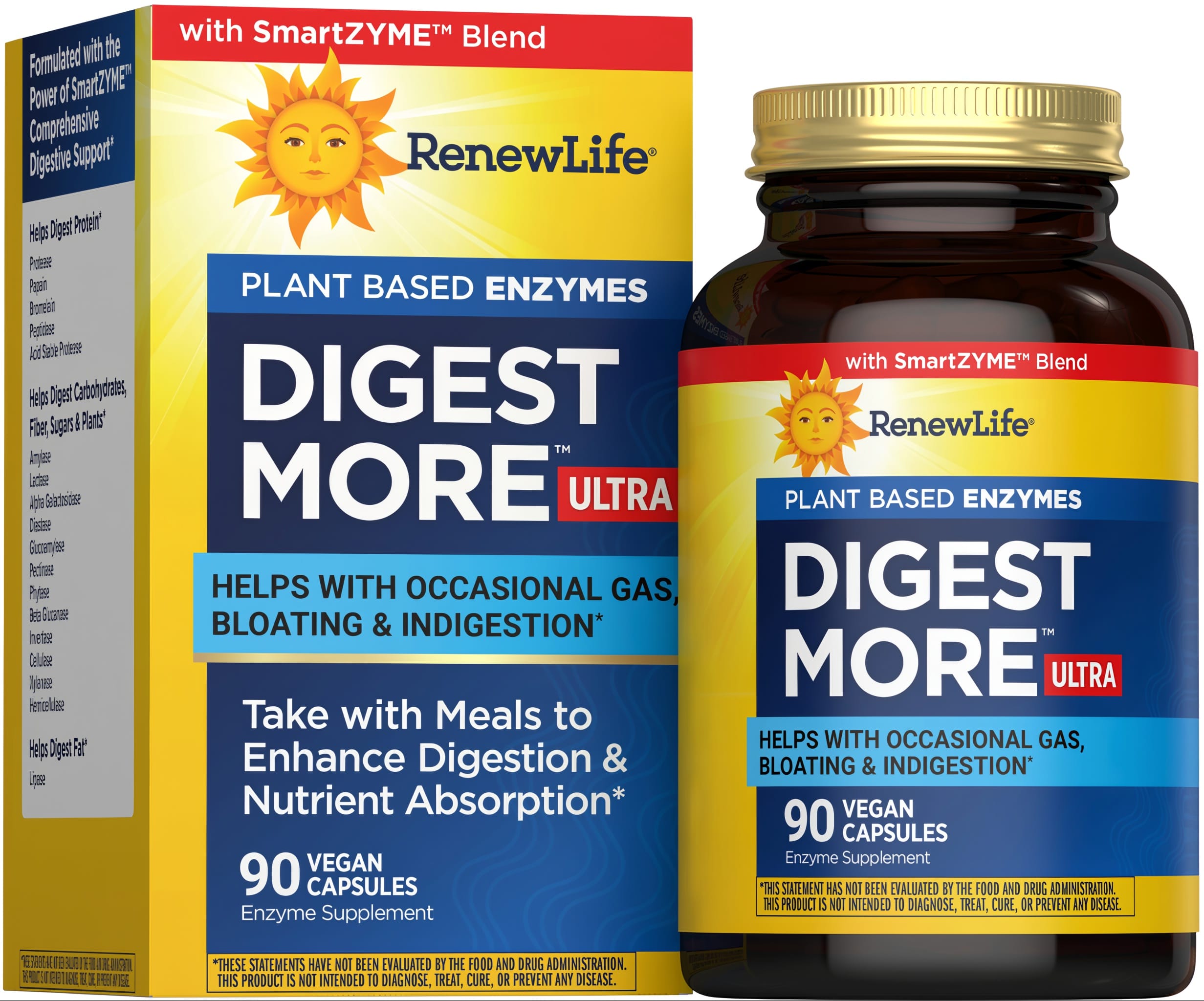 DigestMore Ultra Enzymes, 90 Vegan Capsules