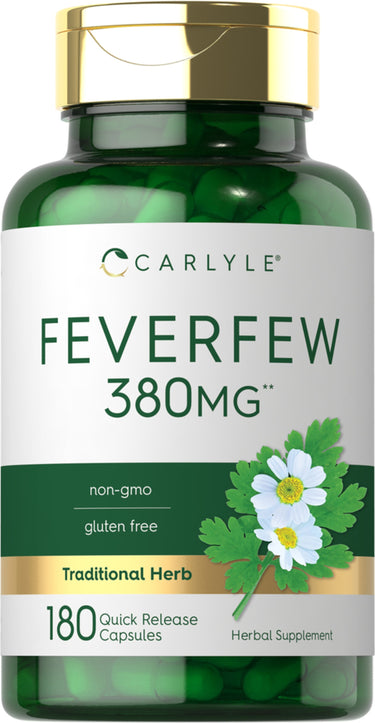 Feverfew, 380 mg, 180 Quick Release Capsules