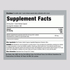 Supplement Facts panel for Banaba Extract containing 2% Corosolic Acid with a dosage of 600 mg in a 200 count.