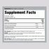 Supplement Facts for Now C-500 Calcium Ascorbate 100 Caps, detailing ingredients and nutritional information.