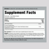 The supplement facts panel for DIM 100 mg Complex Capsules, containing 90 capsules.