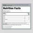 Image of Supplement Facts for Now Better Stevia Packets 100 count.