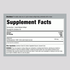 Label showing Supplement Facts for Vitamin K-2 with 100 mcg per serving, containing 60 softgels.