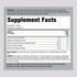 Image shows Supplement Facts for Hydration Electrolyte 180 Tablets, detailing nutritional information and ingredients.
