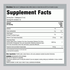 Supplement Facts panel for NCL Hyaluronic Acid Liquid Berry, 16 fl oz, detailing ingredients and nutritional information.
