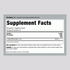 Supplement Facts panel for 7-KETO 100MG with 60 VegCaps displayed in detail.