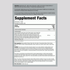 Image of the Supplement Facts panel for Nature's Secret Super Cleanse 200 Tablets, detailing nutritional information and ingredients.