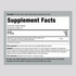 Supplement Facts panel for Black Garlic 1500 mg, 60 Capsules.