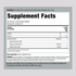Supplement Facts for Pumpkin Seed Oil 3000 mg Softgels, 200 count.