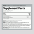 Supplement Facts panel for Hyaluronic Acid Plus Collagen 120 C.