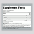 Supplement Facts panel for D-Mannose 2100mg, 120 Capsules.