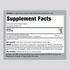 Supplement Facts panel detailing St. Johns Wort 4800mg Capsules with 180 servings.