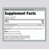 Supplement Facts panel for Ultimate Flora Saccharomyces Boulardii 20 Vcaps.