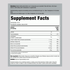 Image of the Supplement Facts panel for Flora Iron + Herbs with B-Vitamin Complex, 7.7 Fl Oz.