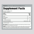 Supplement Facts for Vitamin D3 5000 IU (125 mcg), 60 Gummies.