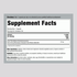 Image of the Supplement Facts panel for Jarrow Pterostilbene 60 VC.