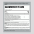Supplement Facts panel for Kids 10B Probiotic Chewable Tablets, 60 Count.