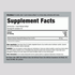Supplement Facts panel showing details for Ubiquinol 100 mg Softgels, 60 count.