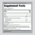 Supplement facts panel for Fish Oil 1000 mg Lemon Softgels, 240 count.