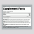 Image of Supplement Facts for SAM-e 400 mg Coated Tablets, showing details for a bottle containing 30 tablets.