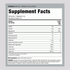 Supplement Facts panel for Organic Extra Virgin Coconut Oil 16 fl oz (473 mL) bottle.