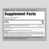 Supplement Facts panel for 500 mg Silica (Horsetail) Capsules, 100 count.