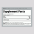 L-Methionine 1000 mg supplement facts for 100 capsules provided on label.