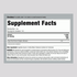 Ginger Root Liquid Extract supplement facts panel displaying nutritional information.