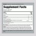The Supplement Facts panel for Ashwagandha 75 Gummies provides nutritional information and ingredient details.